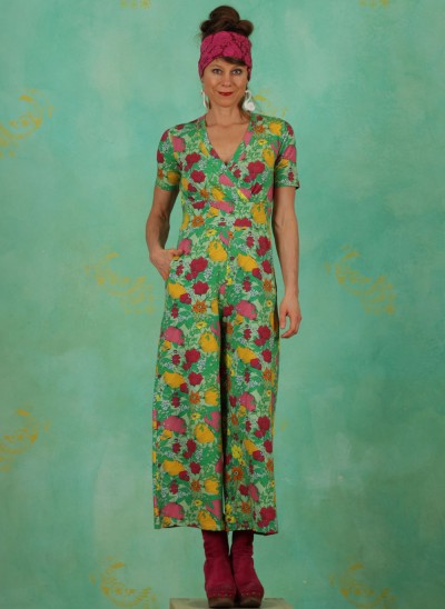 Jumpsuit, 22163, green-multi