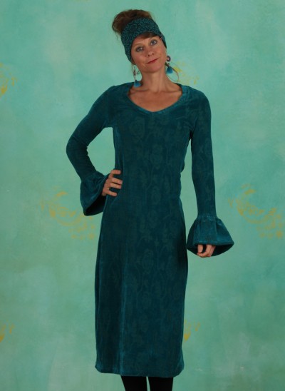 Kleid, 385488, petrol