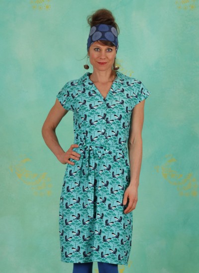 Kleid, 385665, turquoise-multi