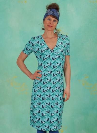 Kleid, 385667, turquoise-multi