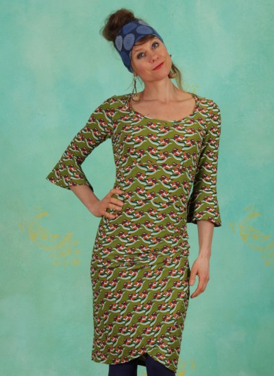 Kleid, 385685, green-multi