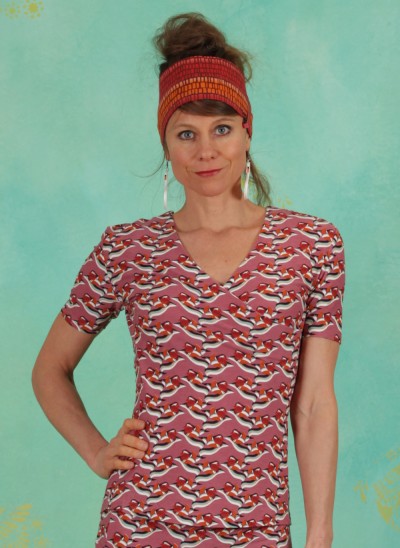 Shirt, 385696, dark-rose-multi