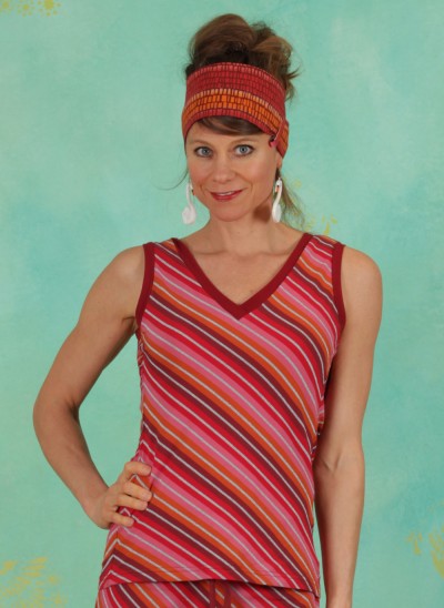 Top, 385724, red-silver
