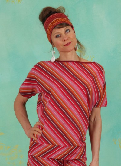 Shirt, 385726, red-silver