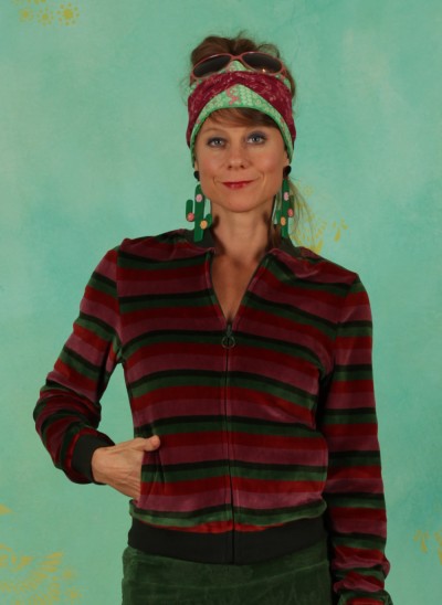Nicki-Zipper, 385914, multi-stripes