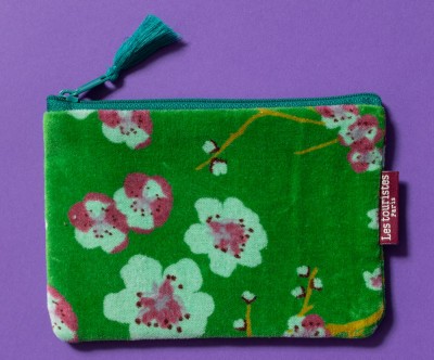 Samt-Mini-Täschchen, A-065, green