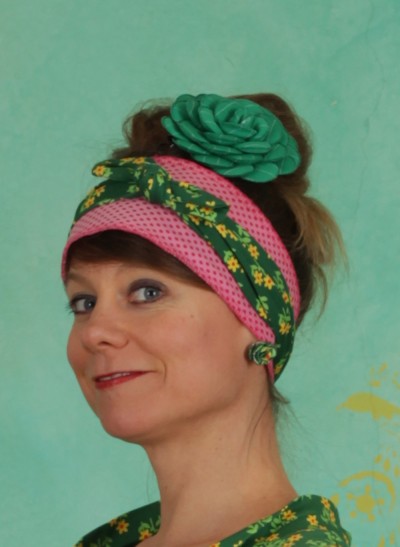 Haarband, Kissmark Head, flower-green
