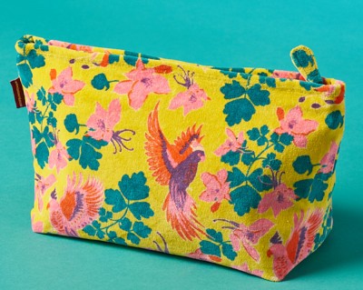 Samt-Kulturtasche, AI-089, yellow