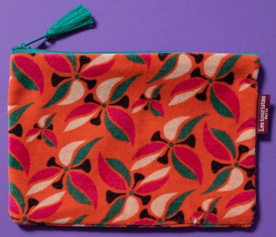 Samt-Täschchen, AV-055, orange