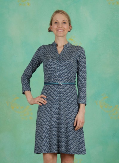 Kleid, Archive Belted, leia-blue