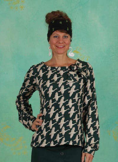 Bluse, Swanarella, swan-green