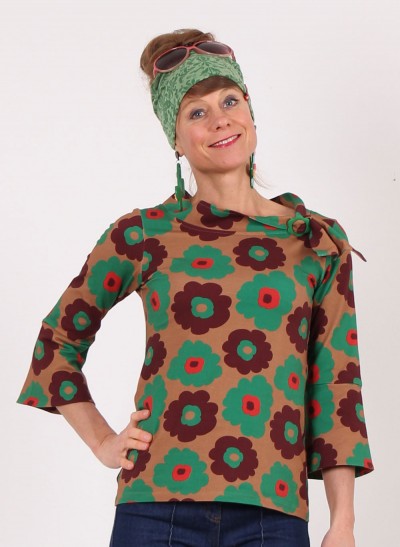 Bluse, BL-3294, brown