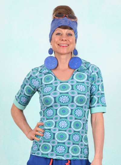 Bluse, BL-3449, blue