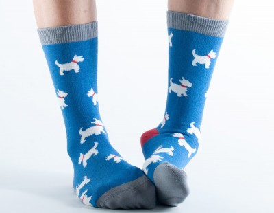 Socken, DDS1044, blue