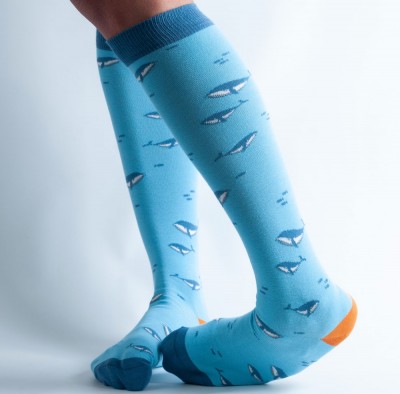 Kniestrümpfe, DDS1284, blue