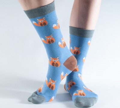 Socken, DDS814, blue-grey