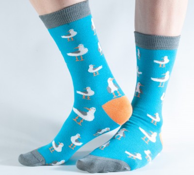 Socken, DDS832, turquoise