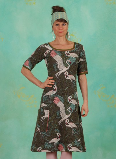 Kleid, DRE-00137, khaki