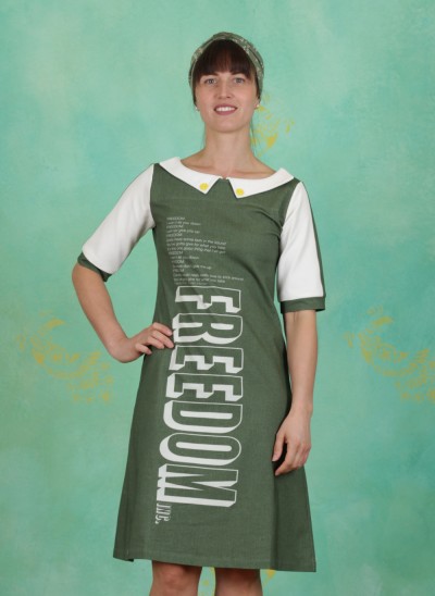 Kleid, Femme Freedom, green-multi