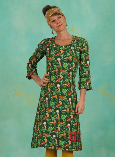 Kleid, DRE-01115, green