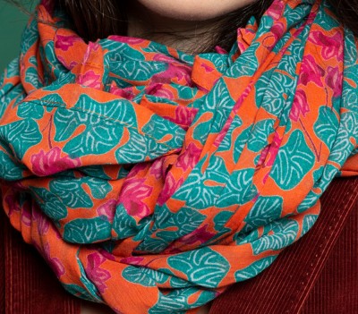 Tuch, E-184, orange