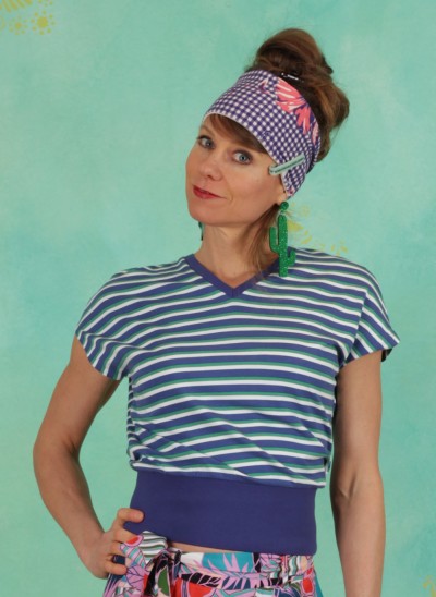 Shirt, G11206C, blue-stripes