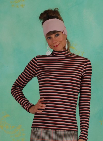 Shirt, G2018-003, multi-stripes