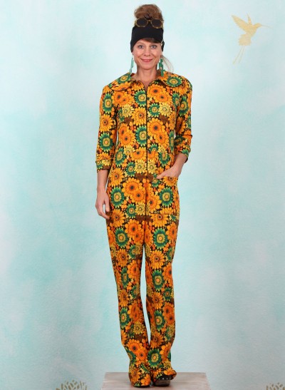 Jumpsuit, JUMP-800, yellow-multi