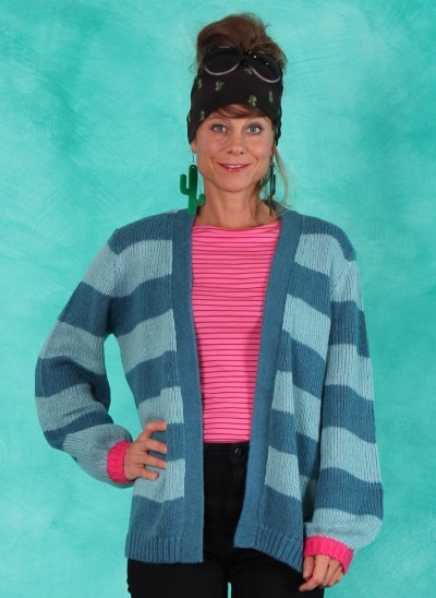 Cardigan, K0718, blue