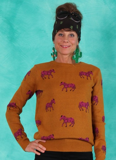 Pullover, K0725, light-brown