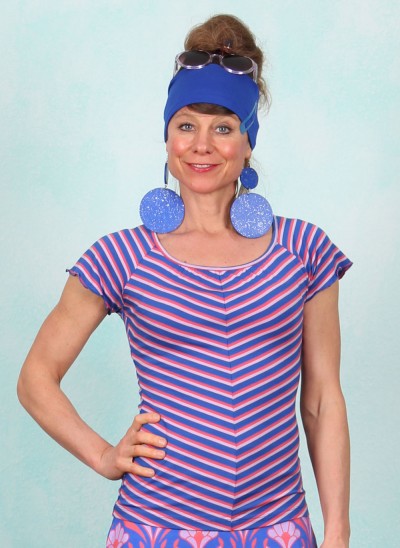 Shirt, LASU2511, blue-multi