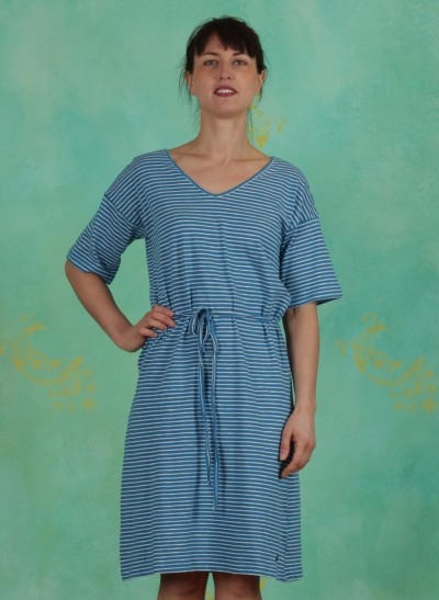 Kleid, S20E34, blue-stripes