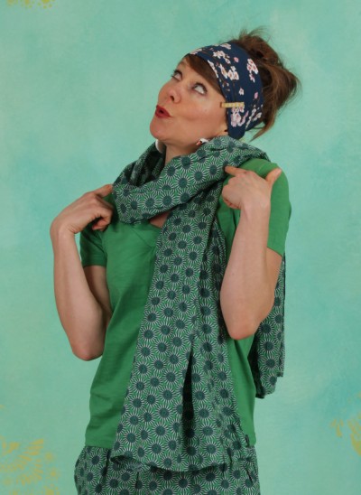 Tuch, S21ACS06, green-multi
