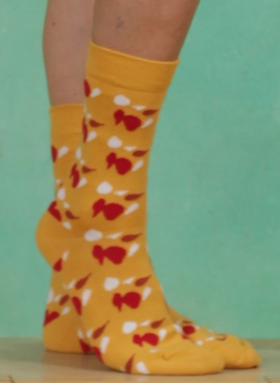 Socken, S21ACS09, yellow