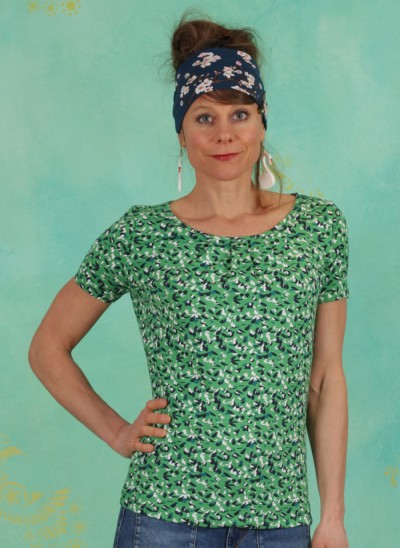 Shirt, S21C01, green-multi