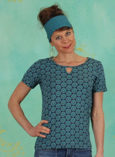 Shirt, S21C10, blue-multi
