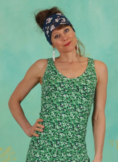 Top, S21C30, green-multi