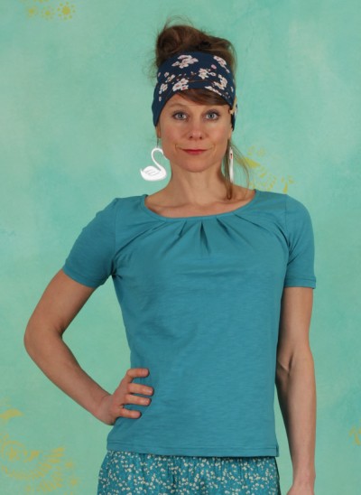 Shirt, S21C52, turquoise