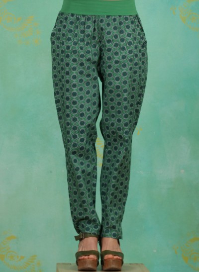 Hose, S21G07, green-multi