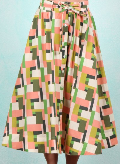 Rock, SP26-004, beige-rose-green