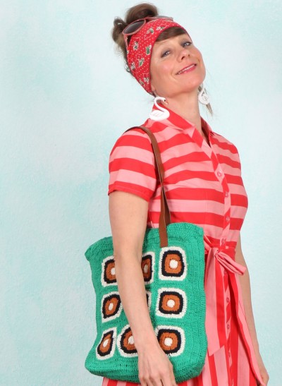 Tasche, SP26-019, green-multi