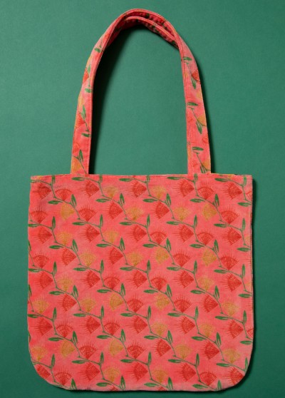 Samt-Tasche, T-032, light-coral