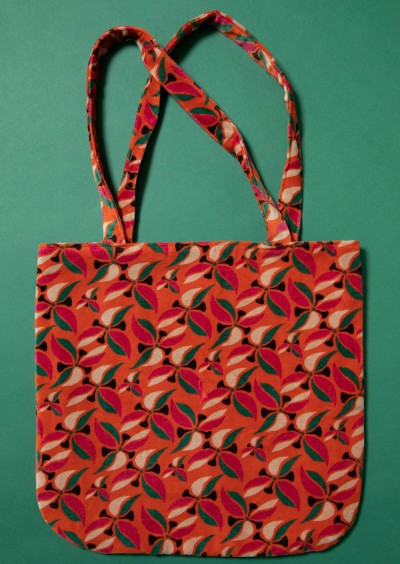 Samt-Tasche, T-033, orange