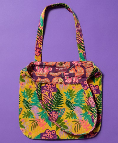 Samt-Tasche, T-044, yellow