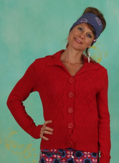 Cardigan, TBP4300, red