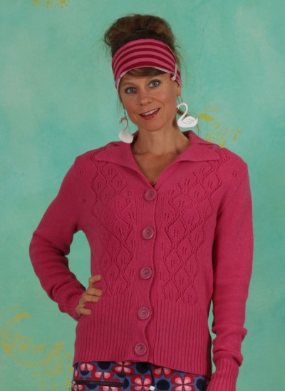 Cardigan, TBP4301, pink