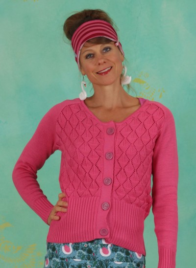 Cardigan, TBP4307, pink