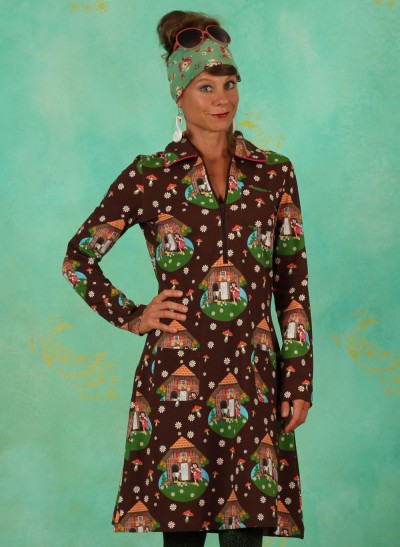 Kleid, TBP5239, brown