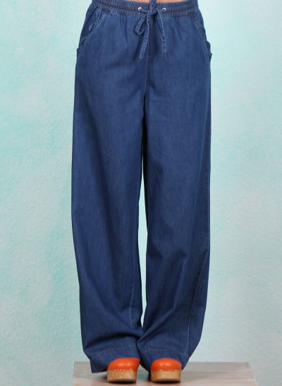 Hose, TR0123, blue-denim
