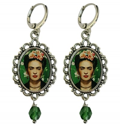 Ohrringe, UH033, green